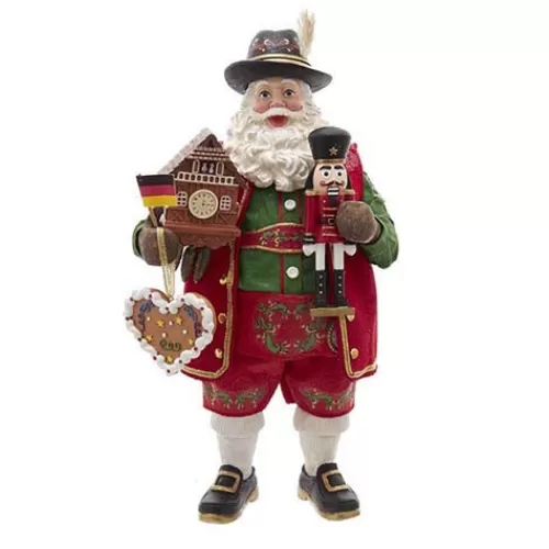 Santa Figurines>Tannenbaum Holiday Shop 11" Fabriche™ Musical German Santa