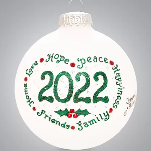 Dated Ornaments>Tannenbaum Holiday Shop 2022 Glass Ball Ornament