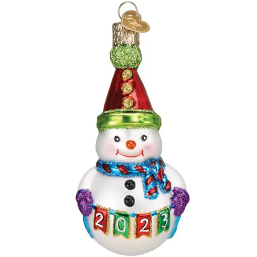 Snowman Ornaments>Tannenbaum Holiday Shop 2023 Party Snowman