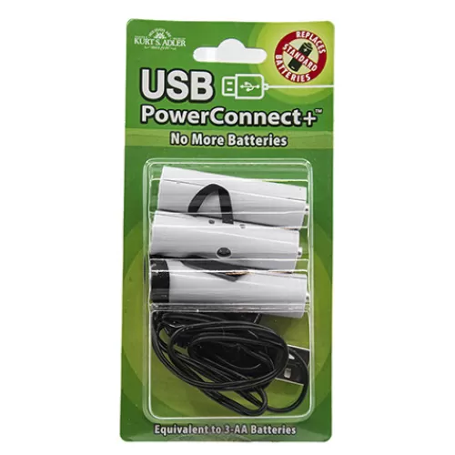 Ornament Stands And Accessories>Tannenbaum Holiday Shop 3Aa Usb Power Connect +Converter