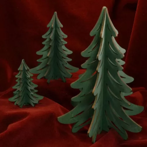 Indoor Decor^Tannenbaum Holiday Shop 3D Tree Md