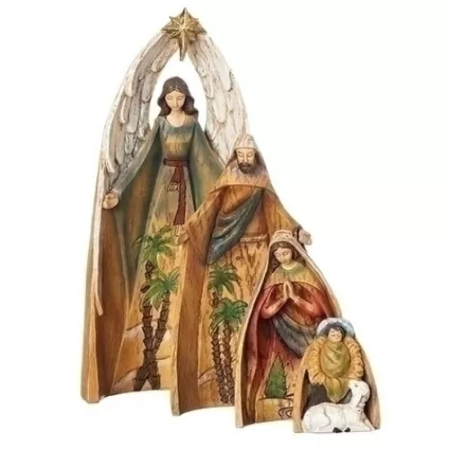 Nativity Sets And Religious Ornaments>Tannenbaum Holiday Shop 4 Pc Nesting Nativity Set