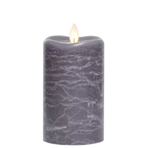 Candles And Home Fragrances^Tannenbaum Holiday Shop 5" Frosted Grey Flameless Led Candle