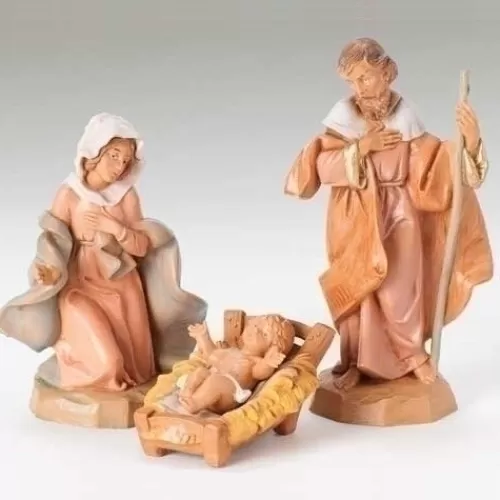 Nativity Sets And Religious Ornaments>Tannenbaum Holiday Shop 5" Holy Family Classic Style (3Pc)