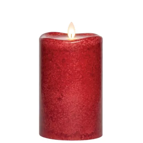 Candles And Home Fragrances^Tannenbaum Holiday Shop 6" Red Mottled Flameless Led Candle