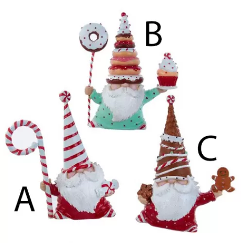 Gingerbread Ornaments, Houses, And Decor>Tannenbaum Holiday Shop 7" Jolly Jingles Gnome T Le Pie Es, 3