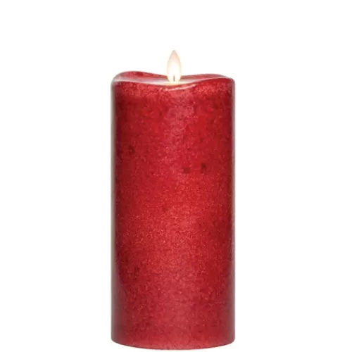 Candles And Home Fragrances^Tannenbaum Holiday Shop 8" Red Mottled Flameless Led Candle