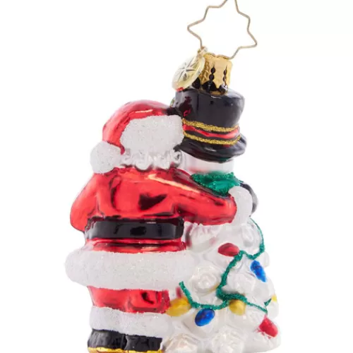 Snowman Ornaments>Tannenbaum Holiday Shop A Frosty Duo Gem