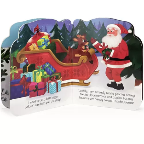 Books^Tannenbaum Holiday Shop A Little Reindeer Board Book