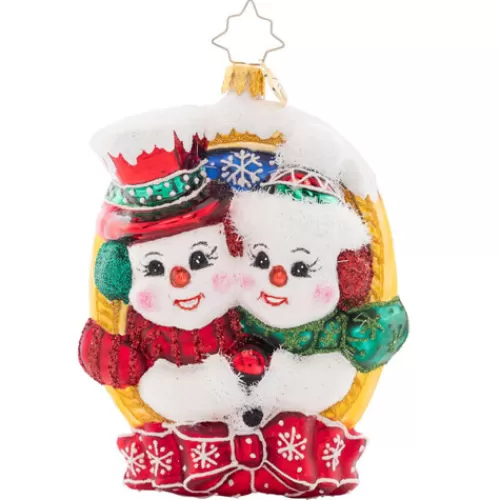 Snowman Ornaments>Tannenbaum Holiday Shop A Picture Perfect Pair