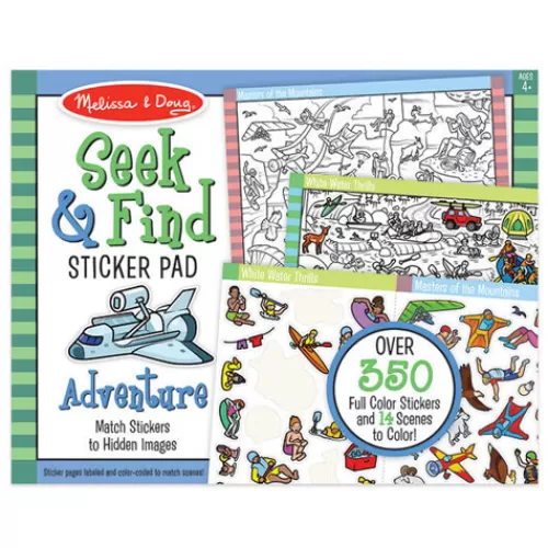 Puzzles And Toys>Tannenbaum Holiday Shop Adventure Seek & Find Sticker Pad