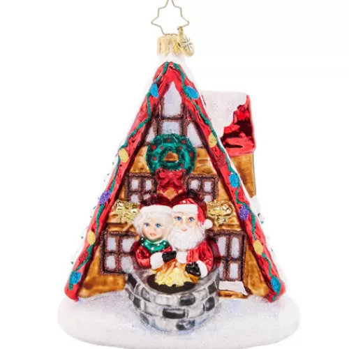 Santa Ornaments^Tannenbaum Holiday Shop Alpine A-Frame