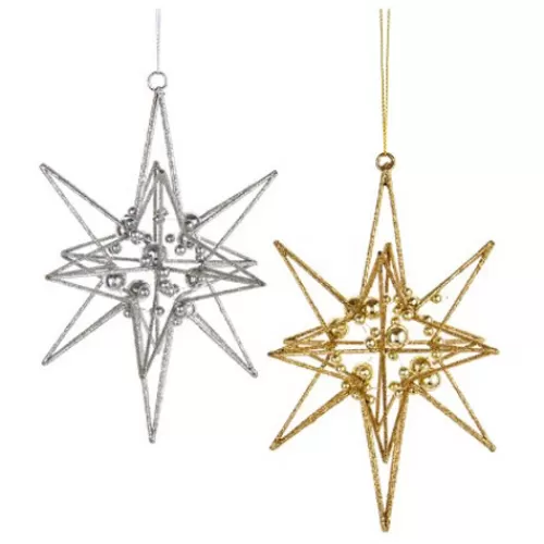 Traditional Christmas Ornaments>Tannenbaum Holiday Shop And Geometric Star Ornaments, 2A