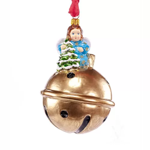 Angels Figurines And Ornaments>Tannenbaum Holiday Shop Angel Bell Ornament