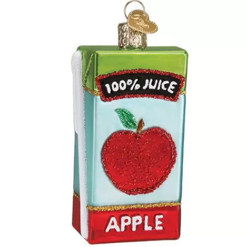 Food And Beverage Ornaments^Tannenbaum Holiday Shop Apple Juice Box