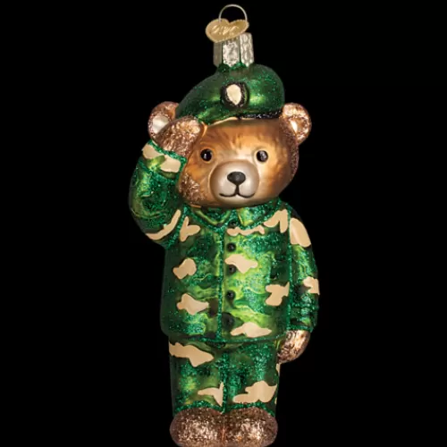 Animal Ornaments^Tannenbaum Holiday Shop Army Bear