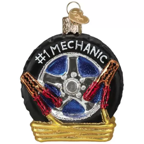 Hobbies And Career Ornaments>Tannenbaum Holiday Shop Auto Mechanic