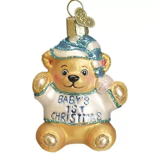 Baby Ornaments And Gifts^Tannenbaum Holiday Shop Baby Boy's First Teddy Bear