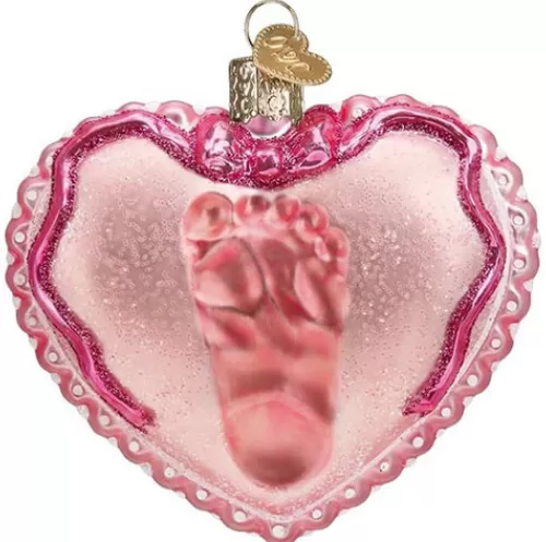 Baby Ornaments And Gifts^Tannenbaum Holiday Shop Baby Girl's Footprint