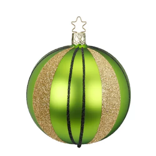 Traditional Christmas Ornaments>Tannenbaum Holiday Shop Ball, Simplicity Apple Green Matte