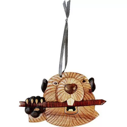 Animal Ornaments^Tannenbaum Holiday Shop Beaver Ornament