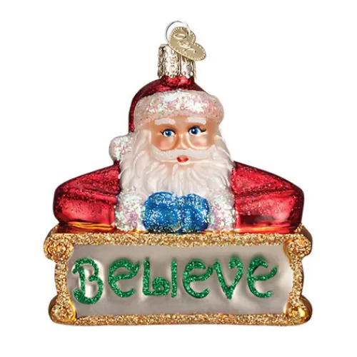 Santa Ornaments^Tannenbaum Holiday Shop Believe Santa