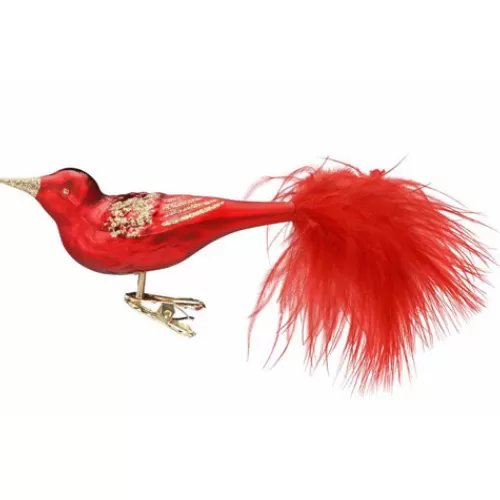 Animal Ornaments^Tannenbaum Holiday Shop Bird, Red Beauty, Red Matt