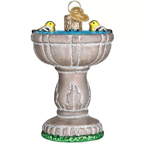 Animal Ornaments^Tannenbaum Holiday Shop Birdbath