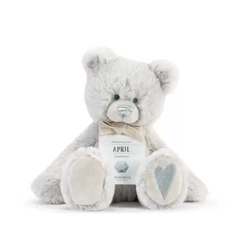 Puzzles And Toys>Tannenbaum Holiday Shop Birthstone Bear - April