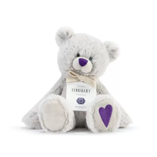 Puzzles And Toys>Tannenbaum Holiday Shop Birthstone Bear - February