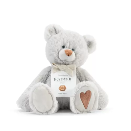 Puzzles And Toys>Tannenbaum Holiday Shop Birthstone Bear - November