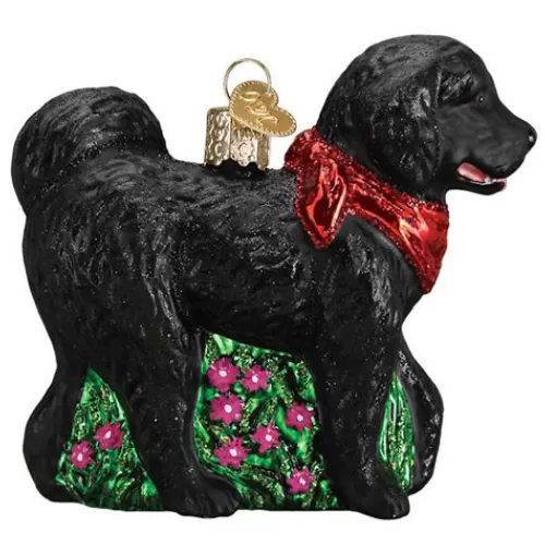 Animal Ornaments^Tannenbaum Holiday Shop Black Doodle Dog