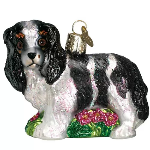 Animal Ornaments^Tannenbaum Holiday Shop Black/White King Charles Spaniel