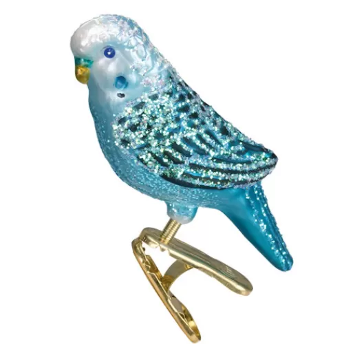 Animal Ornaments^Tannenbaum Holiday Shop Blue Miniature Parakeet