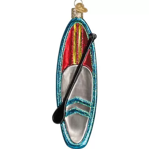 Sport Ornaments>Tannenbaum Holiday Shop Blue Stand Up Paddle Board