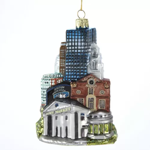 Travel And Destination Ornaments>Tannenbaum Holiday Shop Boston Ornament