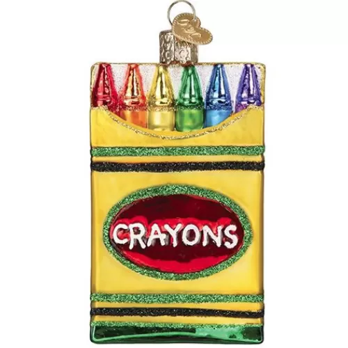 Novelty Ornaments^Tannenbaum Holiday Shop Box Of Crayons