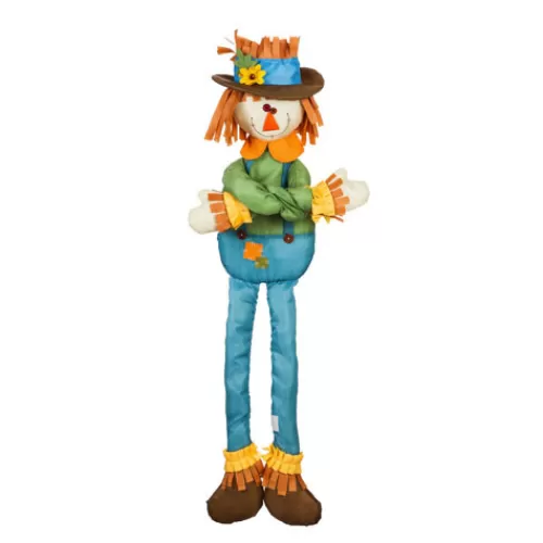 Outdoor Decor>Tannenbaum Holiday Shop Boy Scarecrow Post Hugger