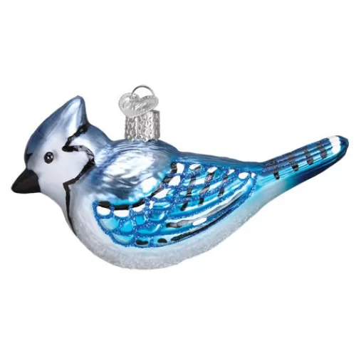 Animal Ornaments^Tannenbaum Holiday Shop Bright Blue Jay