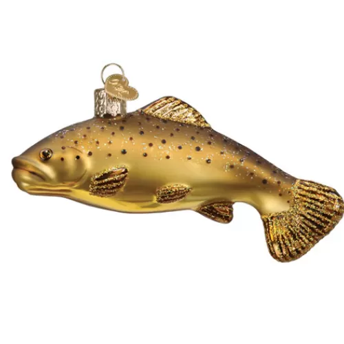 Animal Ornaments^Tannenbaum Holiday Shop Brown Trout