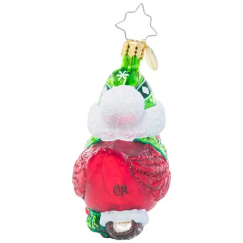 Animal Ornaments^Tannenbaum Holiday Shop Bundled-Up Feathered Friend Gem