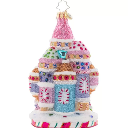 Gingerbread Ornaments, Houses, And Decor>Tannenbaum Holiday Shop Candy Cane Castle