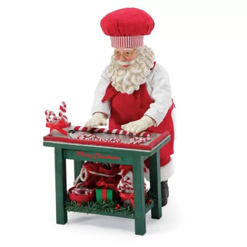 Santa Figurines>Tannenbaum Holiday Shop Candy Cane Maker Possible Dreams Santa