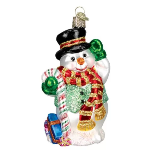 Snowman Ornaments>Tannenbaum Holiday Shop Candy Cane Snowman