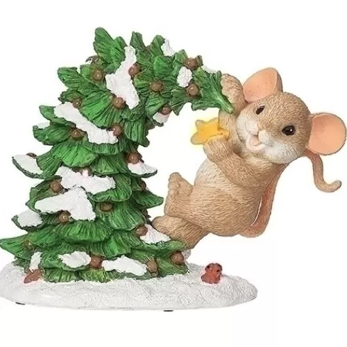 Animal Ornaments^Tannenbaum Holiday Shop Charming Tails Mouse & Tree