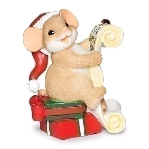 Animal Ornaments^Tannenbaum Holiday Shop Charming Tails Mouse Reading List