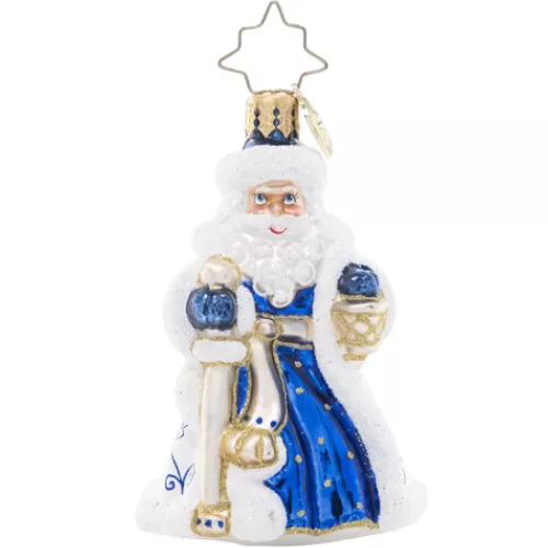 Santa Ornaments^Tannenbaum Holiday Shop Cheerful Chinoiserie Santa Gem