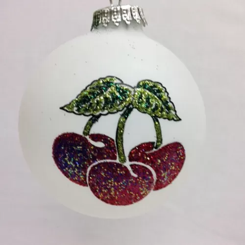 Door County Ornaments And Gifts>Tannenbaum Holiday Shop Cherry Ball Ornament