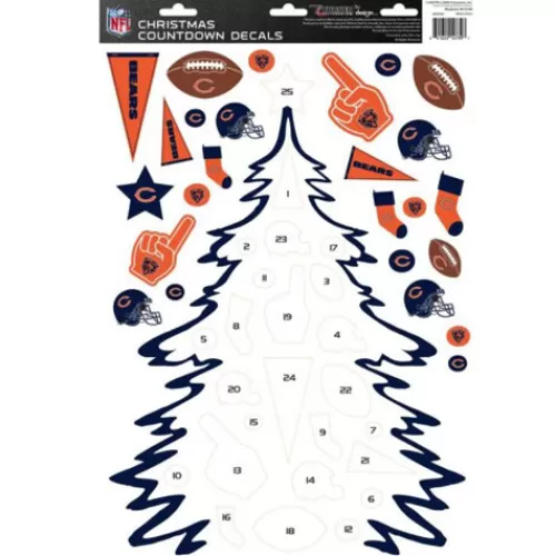 Advent Calendars>Tannenbaum Holiday Shop Chicago Bears Christmas Countdown Decals