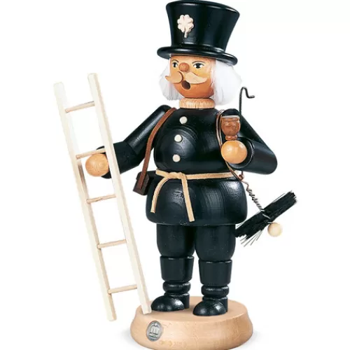 German Nutcrackers, Smokers, And Pyramids>Tannenbaum Holiday Shop Chimney Sweep Smoker, Large